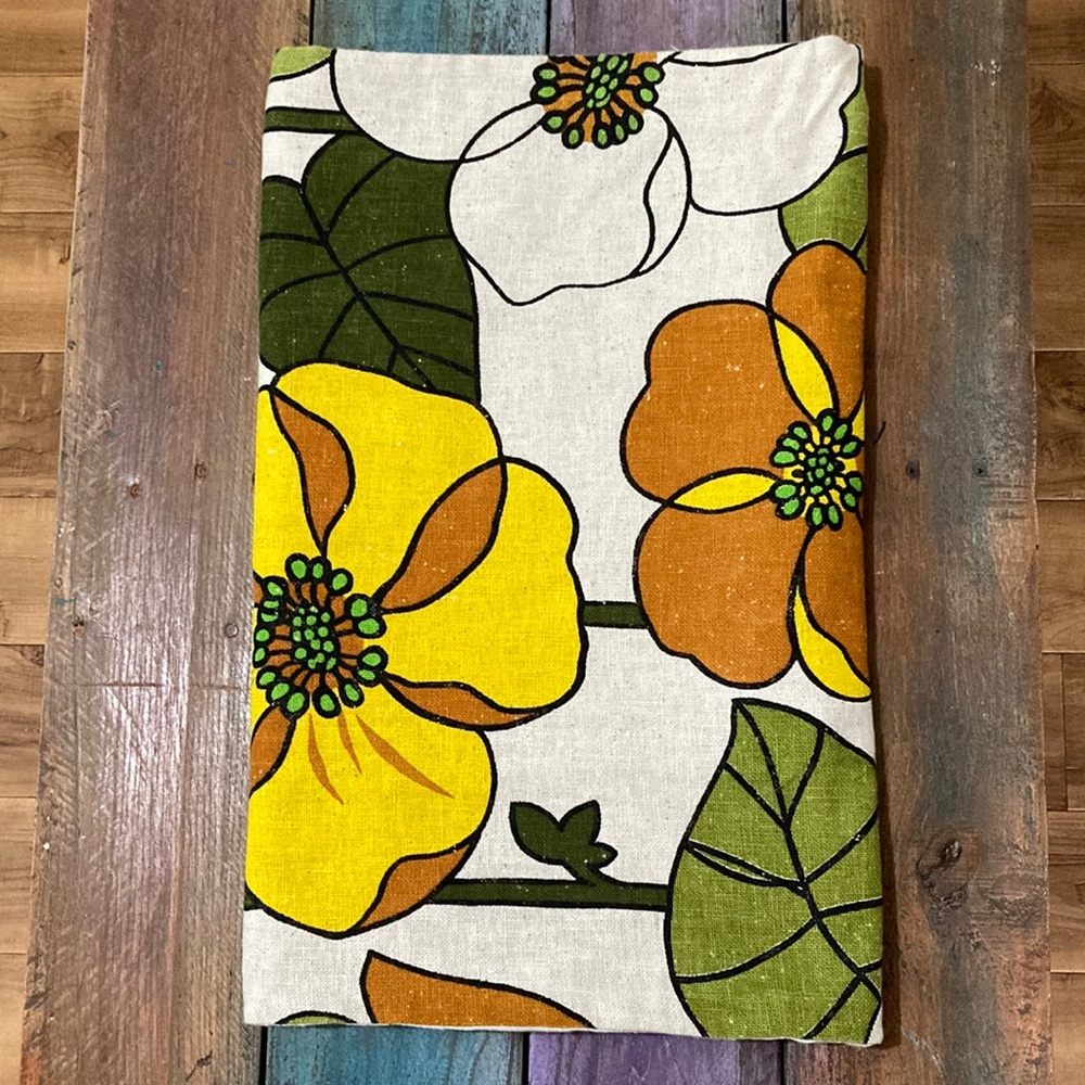 Vintage inspired handmade curtain